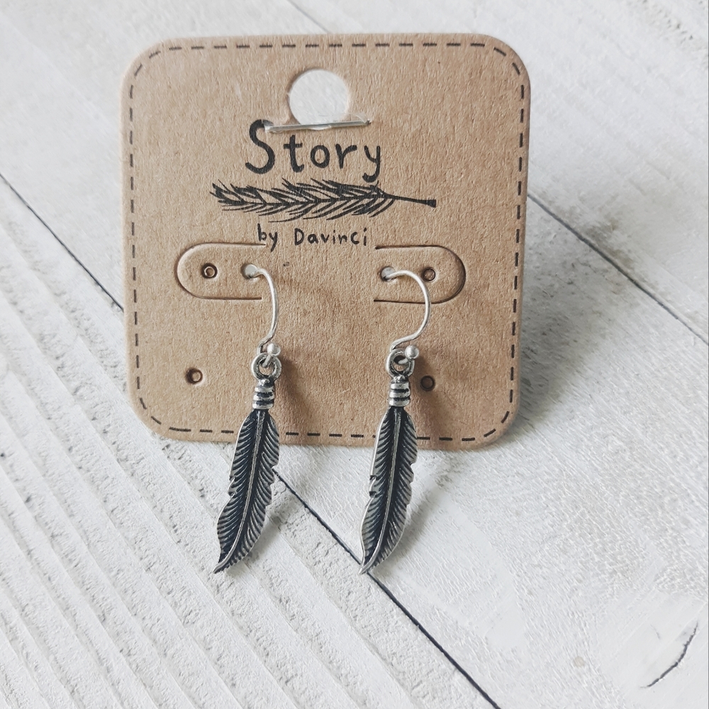Petite Feather Earrings